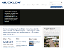 Tablet Screenshot of mucklow.com